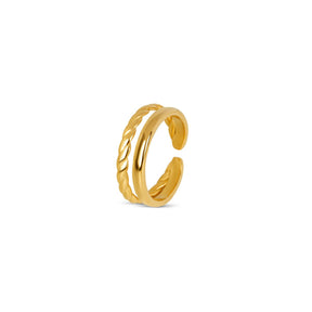 Anel Duo Banhado em Ouro 18k