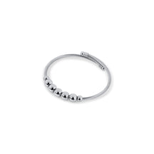 Bracelete Anti-stress Ajustável Esferas - Prata