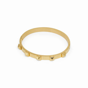 Bracelete Tachas Banhado em Ouro 18K