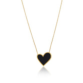 Colar Sweet Alhambra Inspiração - Coração Preto