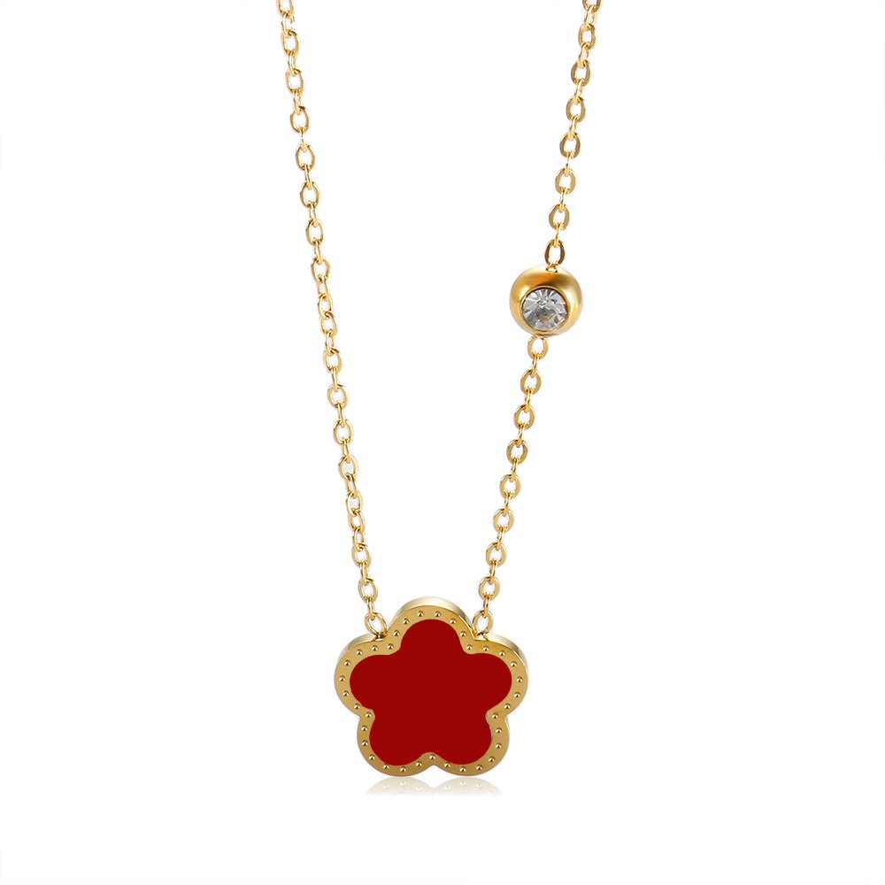 Colar Trevo Alhambra Inspiração Banhado em Ouro 18K