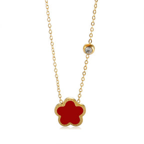 Colar Trevo Alhambra Inspiração Banhado em Ouro 18K