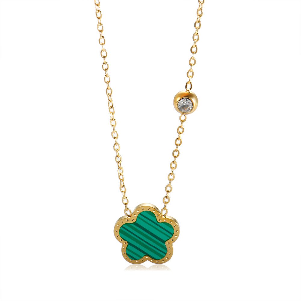 Colar Trevo Alhambra Inspiração Banhado em Ouro 18K