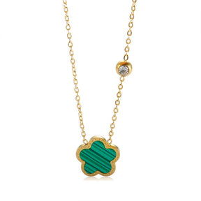 Colar Trevo Alhambra Inspiração Banhado em Ouro 18K